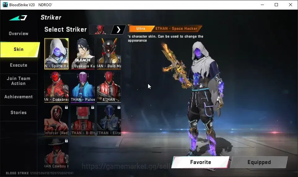 Blood Strike Accounts ASIA|5 ETERNAL[UMP45 Lv2,QBZ95 Lv2,Uzi Lv2,Vector image 8
