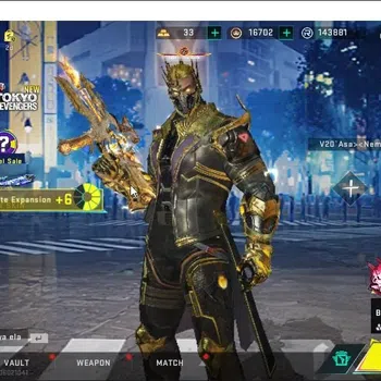 Blood Strike Rare Skin ASIA|5 ETERNAL[UMP45 Lv2,QBZ95 Lv2,Uzi Lv2,Vector  image 1