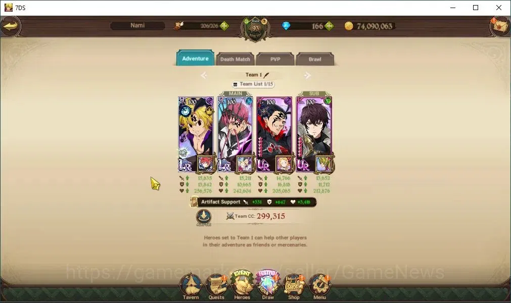 The Seven Deadly Sins: Grand Cross Accounts Asia|151 LS+166Dm|3,5M CC|5 LR+9 UR+Collab ReZero| image 11