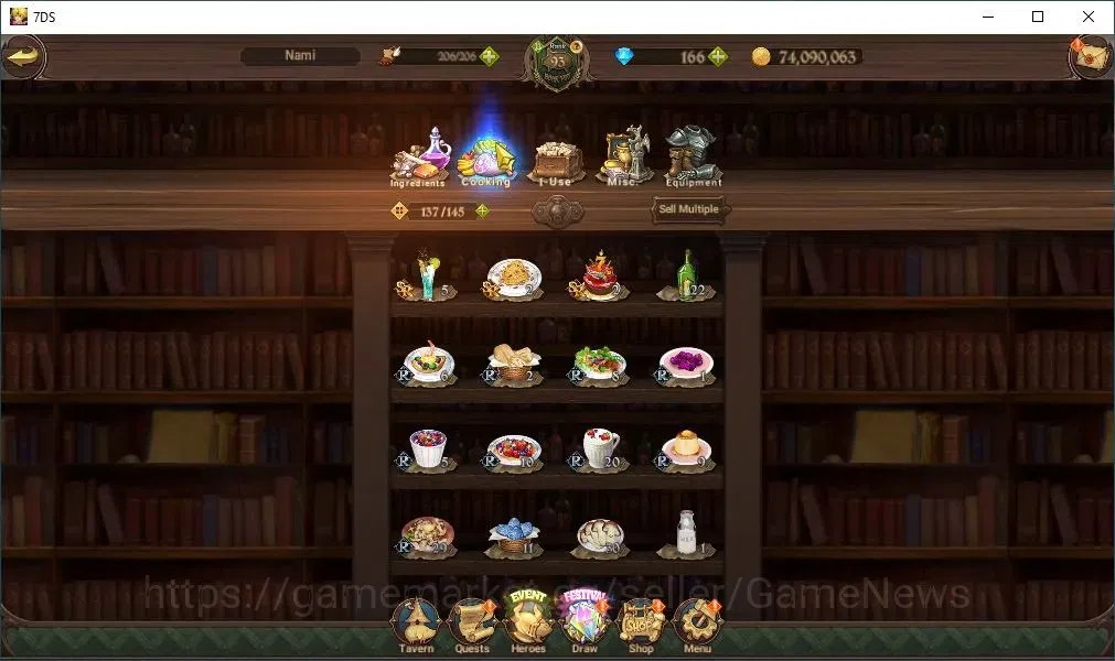 The Seven Deadly Sins: Grand Cross Accounts Asia|151 LS+166Dm|3,5M CC|5 LR+9 UR+Collab ReZero| image 17