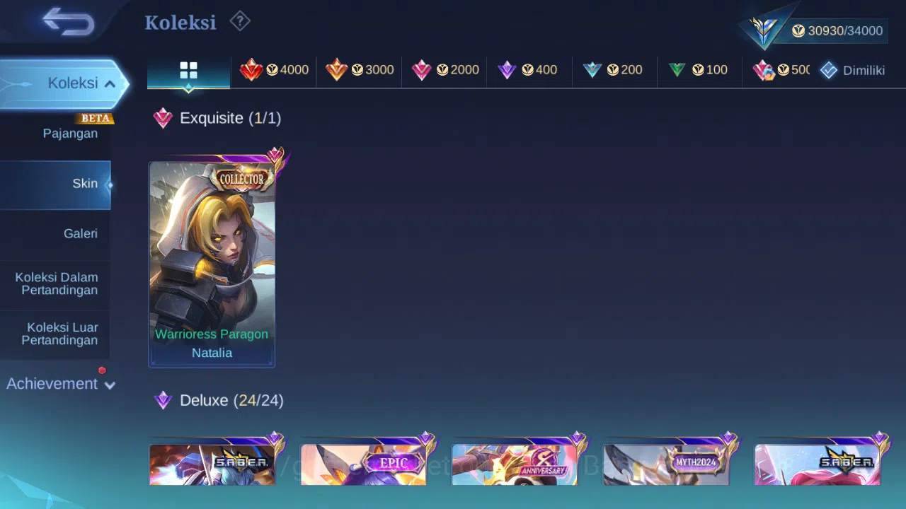 Mobile Legends: Bang Bang Accounts GLOBAL Hero 96 Skin 137 CC Nata | Epic Khaleed Lan image 16