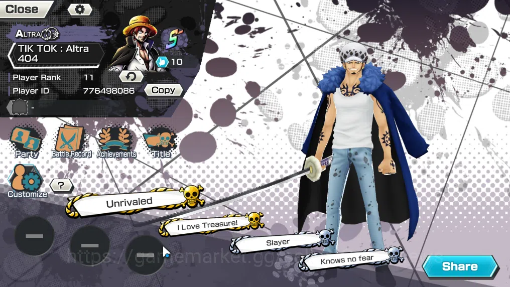 One Piece Bounty Rush Accounts Global|3EX|Flame Emperor Sabo,Winner Island Law,Bl image 2