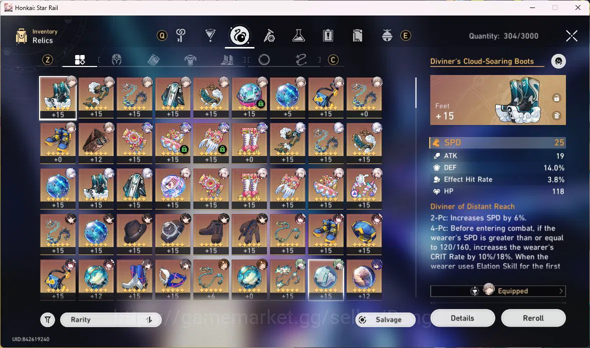 Honkai Star Rail Accounts ASIA|TL62|8 LIMIT+2 SIGHN|PRREM TEAM SPARXIE|SILVE image 10