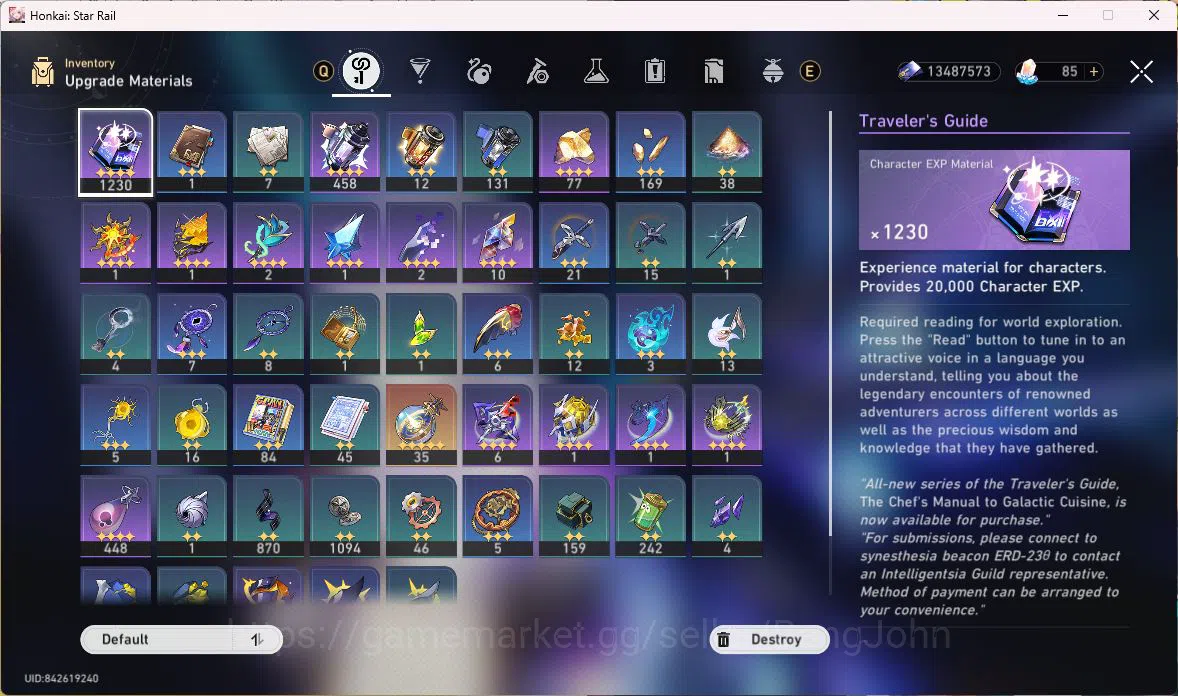 Honkai Star Rail Accounts ASIA|TL62|8 LIMIT+2 SIGHN|PRREM TEAM SPARXIE|SILVE image 12