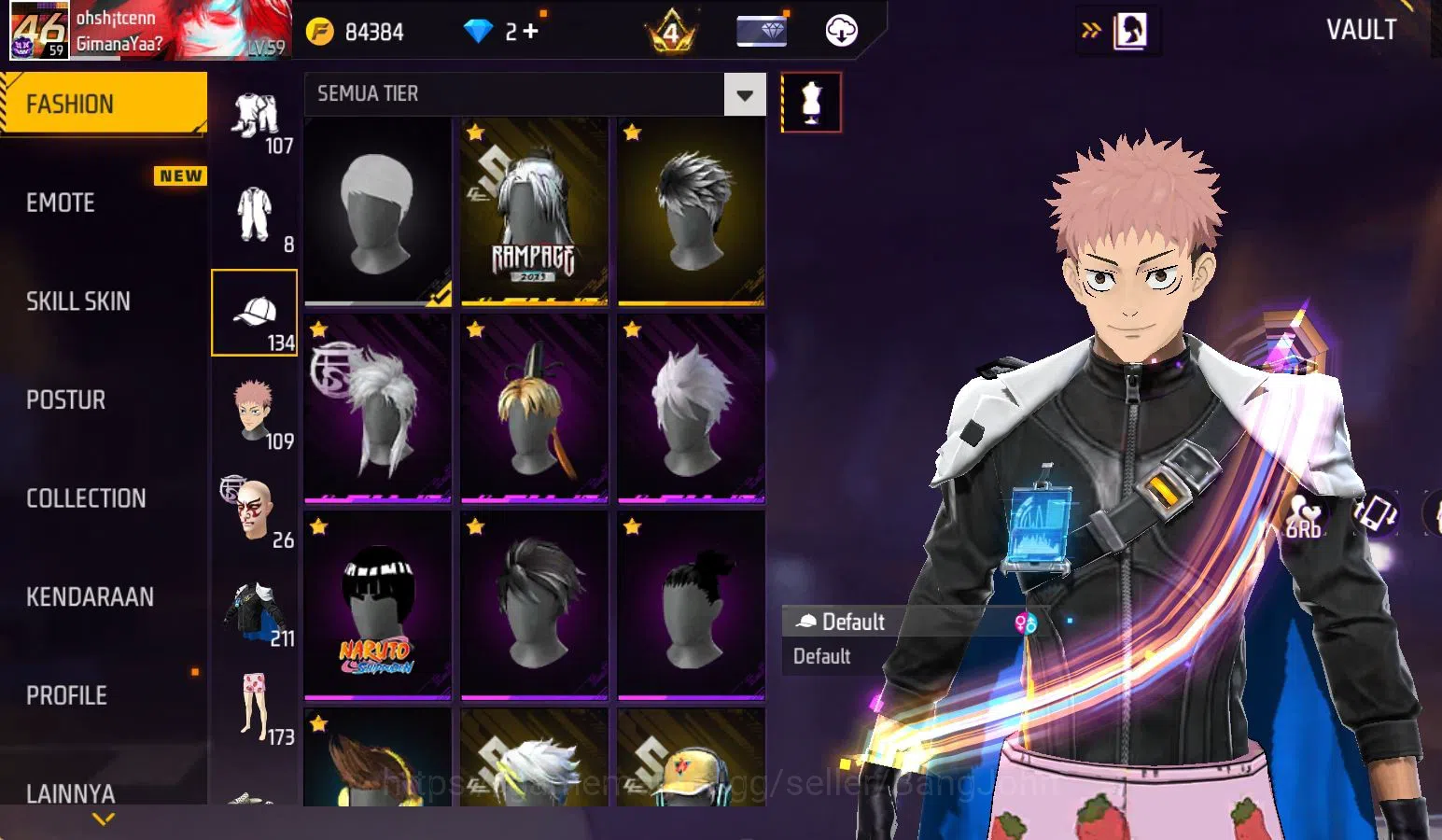 Free Fire Accounts Indonesia, vault 211, SG TROMPET,EVO STRELING LVL  image 9