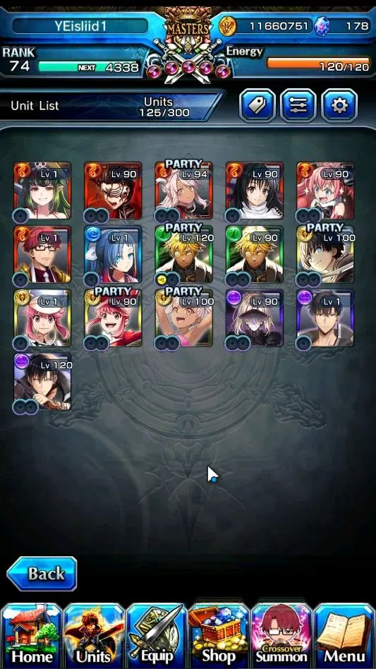 Grand Summoners Accounts End-Game Global|Rank 74|13 Ascend 6 TW|(2x Sung Jinwoo,Chloe,S Chloe,2x Jakuzure,BB 3