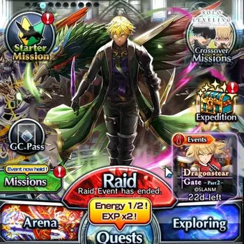 Grand Summoners Accounts End-Game Global|Rank 74|13 Ascend 6 TW|(2x Sung Jinwoo,Chloe,S Chloe,2x Jakuzure,BB