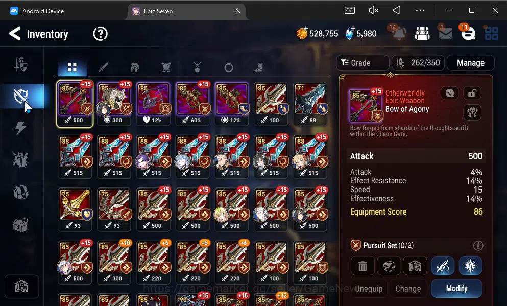 Epic Seven Accounts GBL Unverif|NewEra|6 ML(Salome,LOTScales,NM Luna,e image 14