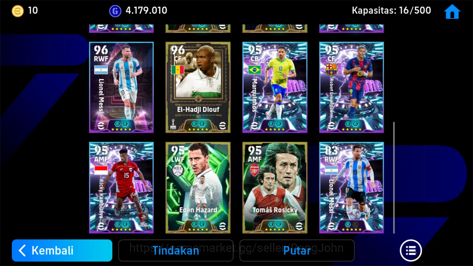 eFootball Accounts Others Power 3173 | isaac showtime,rio ferdinand epicdb,veron epicdb,kambuaya showtime, Coach amorim 5