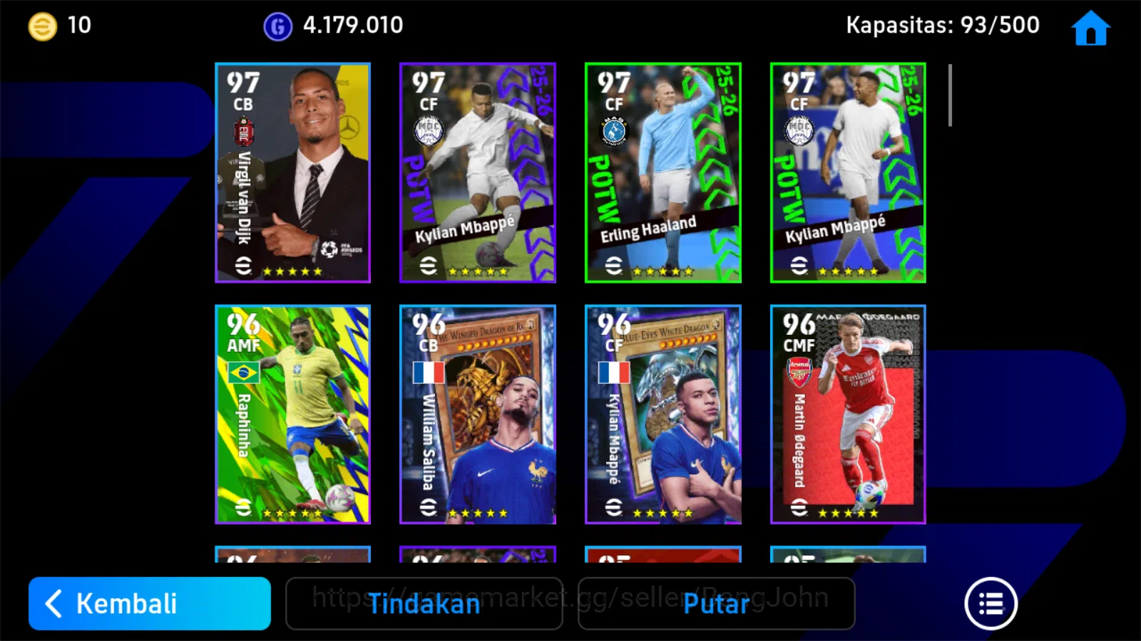 eFootball Accounts Others Power 3173 | isaac showtime,rio ferdinand epicdb,veron epicdb,kambuaya showtime, Coach amorim 6