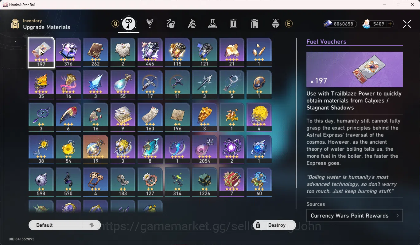 Honkai Star Rail Accounts Others ASIA | TL 64 | Castorice + Sign | Cyrene | Hyacine | Anaxa | Tribbie | DanhengPT | Ruan Mei 4