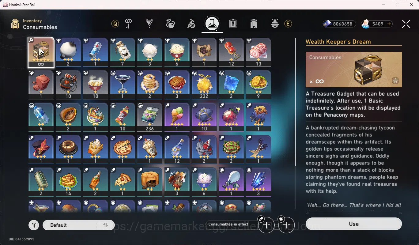 Honkai Star Rail Accounts Others ASIA | TL 64 | Castorice + Sign | Cyrene | Hyacine | Anaxa | Tribbie | DanhengPT | Ruan Mei 6