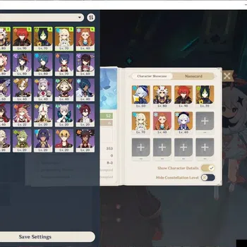 Genshin Impact Others Asia|AR 52|2 Limit +2(*5Wep)|Furina,Arataki Itto|M image 1