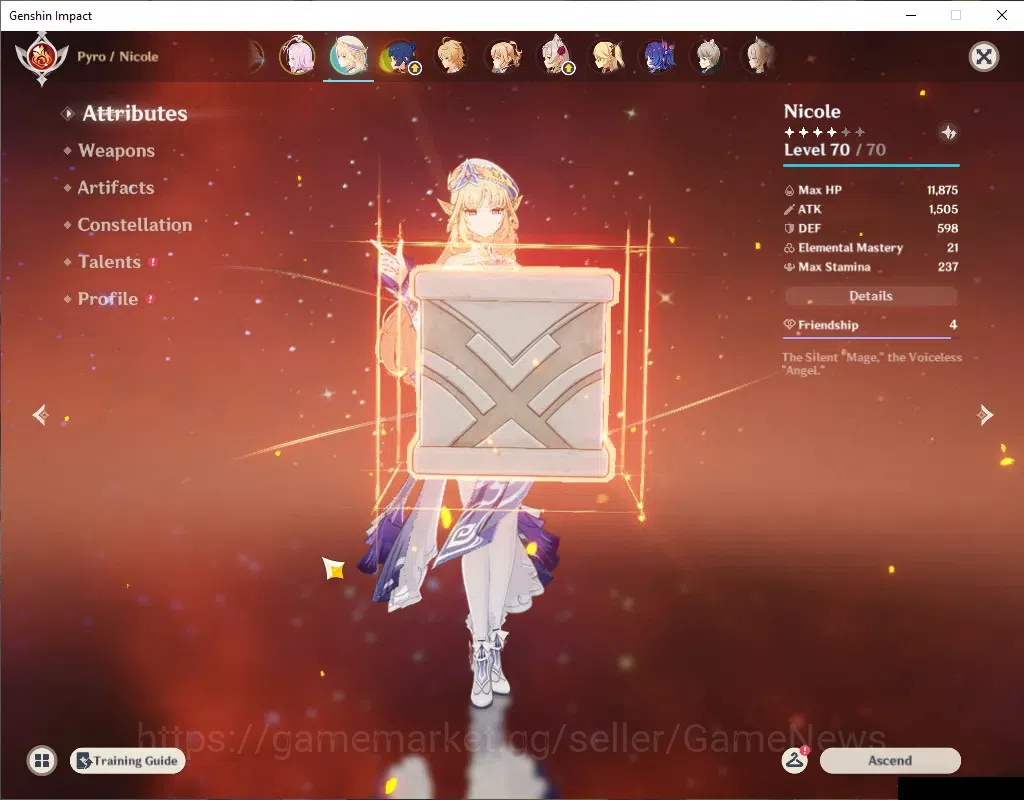 Genshin Impact Accounts ASIA | AR 45 | BD Unset | Rate ON | 1 Limited [Nic image 3