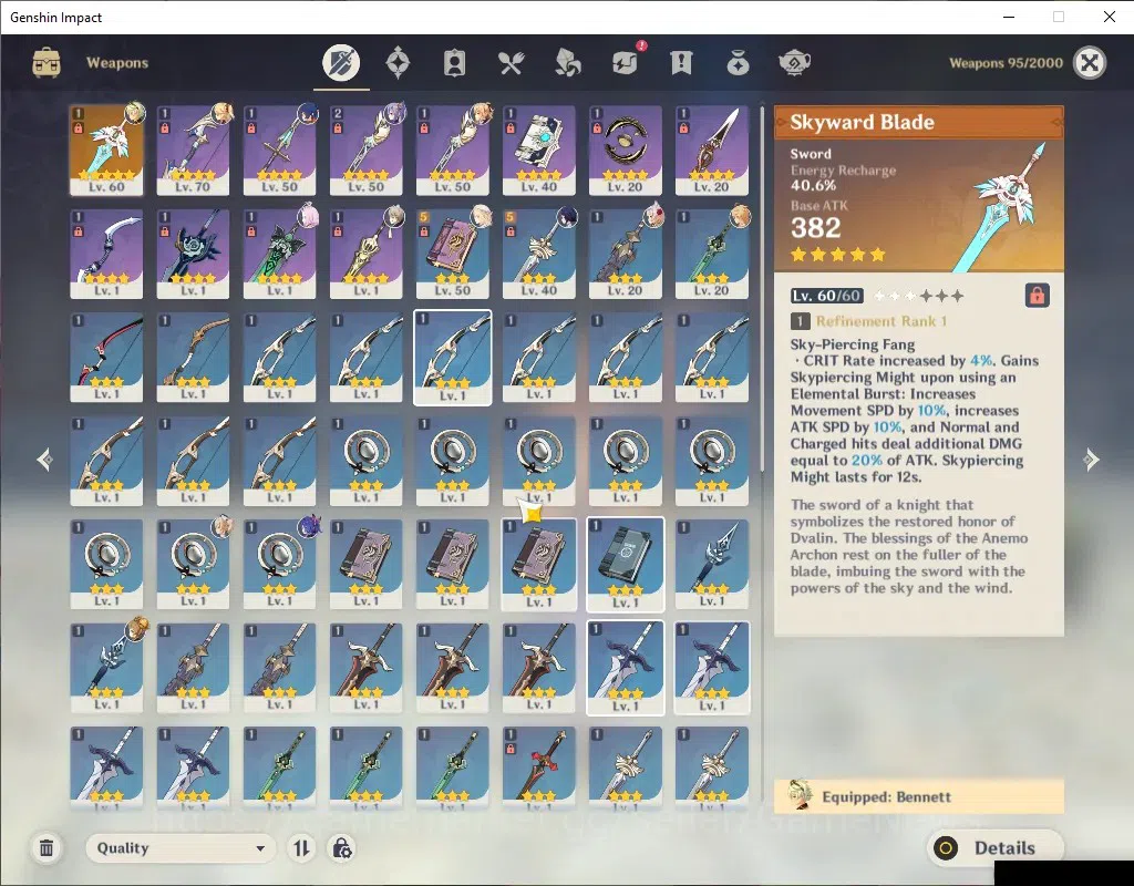 Genshin Impact Accounts ASIA | AR 45 | BD Unset | Rate ON | 1 Limited [Nic image 4