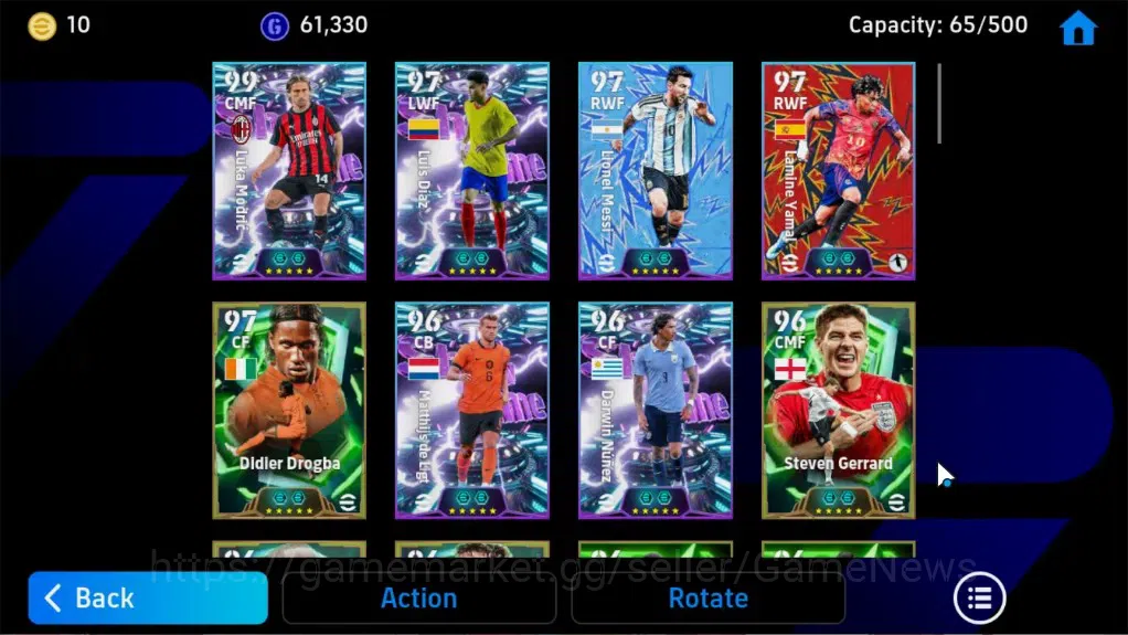 eFootball Accounts Android|Epic Drogba,Gerrard,Andy Cole,Andriy S,Min image 5