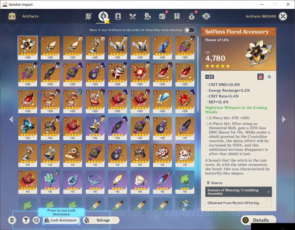 Genshin Impact Accounts ASIA|AR 54| 4 Limited+2 [5 Star's Weapon]|[Yelan,R image 9