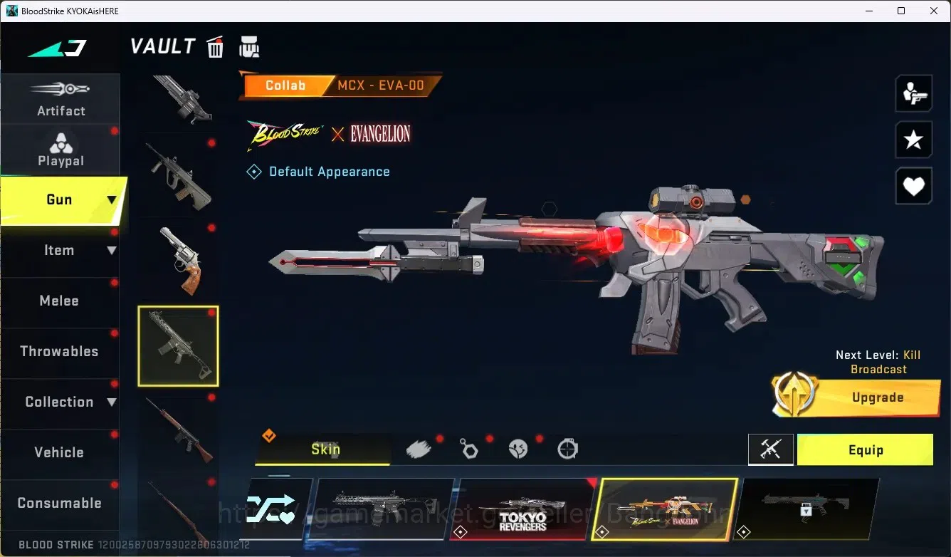 Blood Strike Accounts ASIA|1 Eternal Gun:MP5-Dominator|2 Collab Gun [TR& image 12