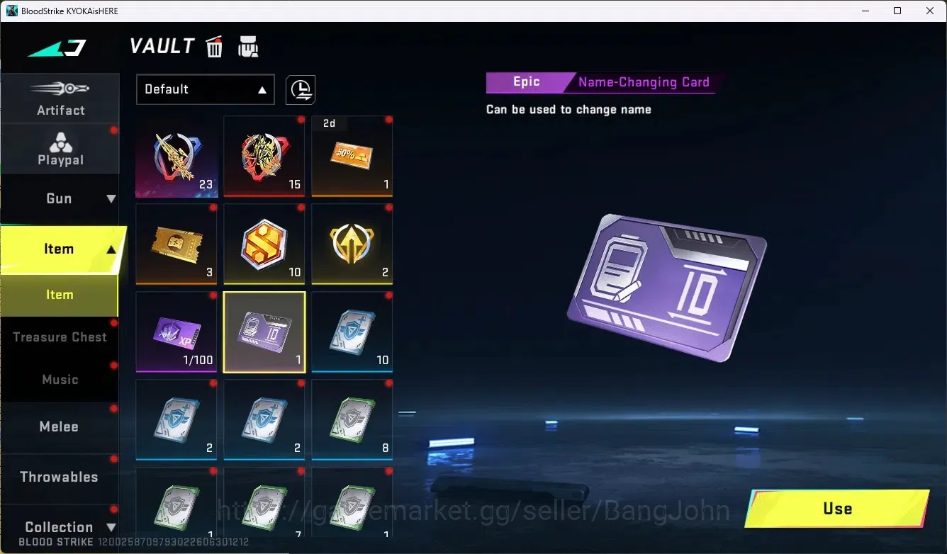 Blood Strike Accounts ASIA|1 Eternal Gun:MP5-Dominator|2 Collab Gun [TR& image 15