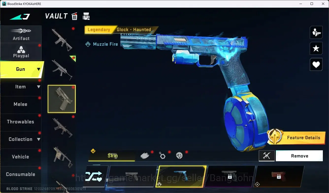 Blood Strike Accounts ASIA|1 Eternal Gun:MP5-Dominator|2 Collab Gun [TR& image 4