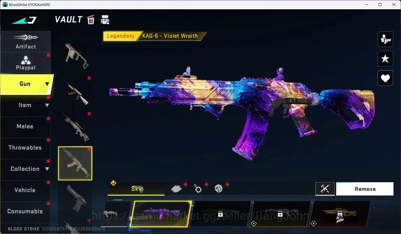 Blood Strike Accounts ASIA|1 Eternal Gun:MP5-Dominator|2 Collab Gun [TR& image 6