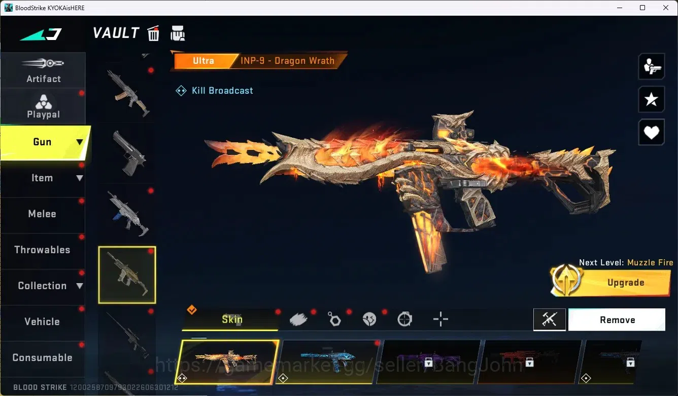 Blood Strike Accounts ASIA|1 Eternal Gun:MP5-Dominator|2 Collab Gun [TR& image 8