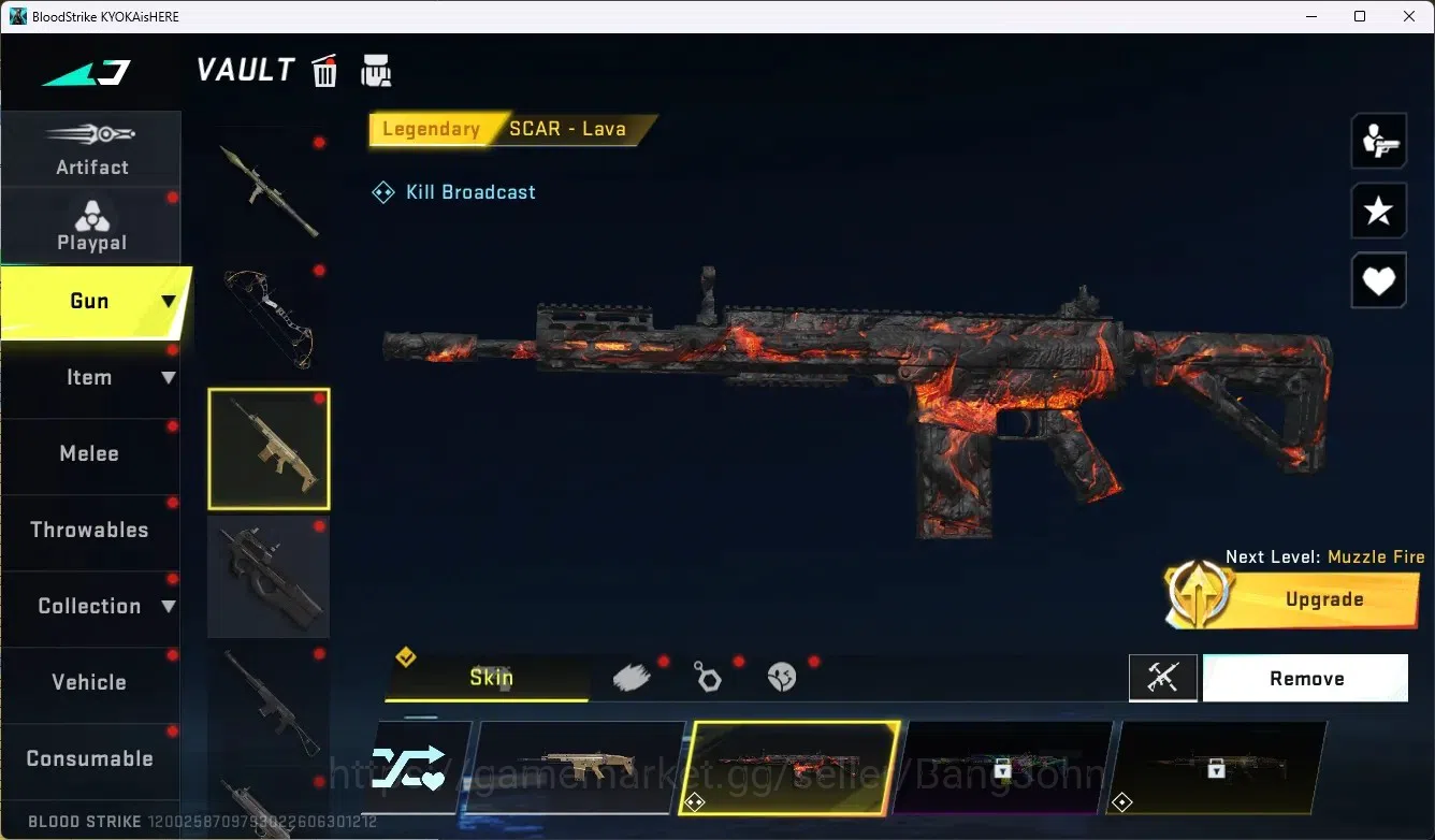 Blood Strike Accounts ASIA|1 Eternal Gun:MP5-Dominator|2 Collab Gun [TR& image 9