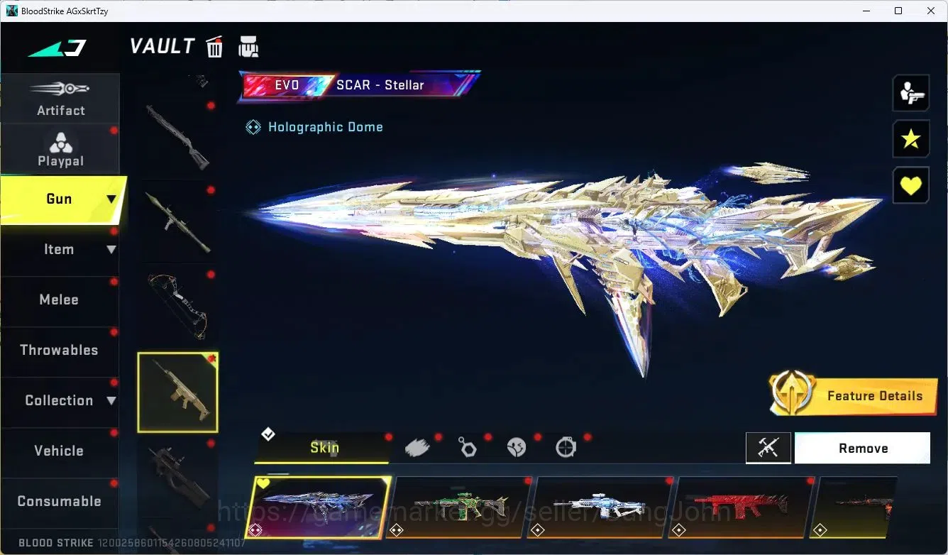 Blood Strike Accounts ASIA | 2 EVO: SCAR, FAL | 6 Eternal |8 Collab Gun image 10