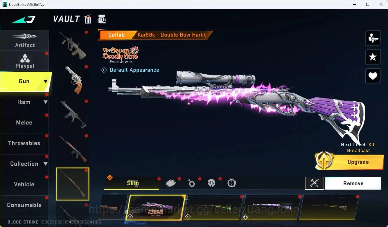 Blood Strike Accounts ASIA | 2 EVO: SCAR, FAL | 6 Eternal |8 Collab Gun image 13