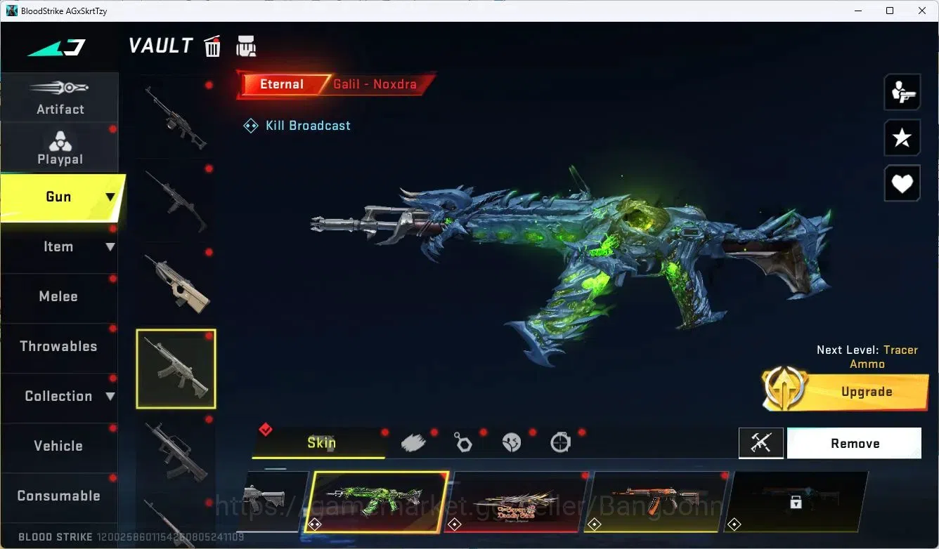 Blood Strike Accounts ASIA | 2 EVO: SCAR, FAL | 6 Eternal |8 Collab Gun image 17