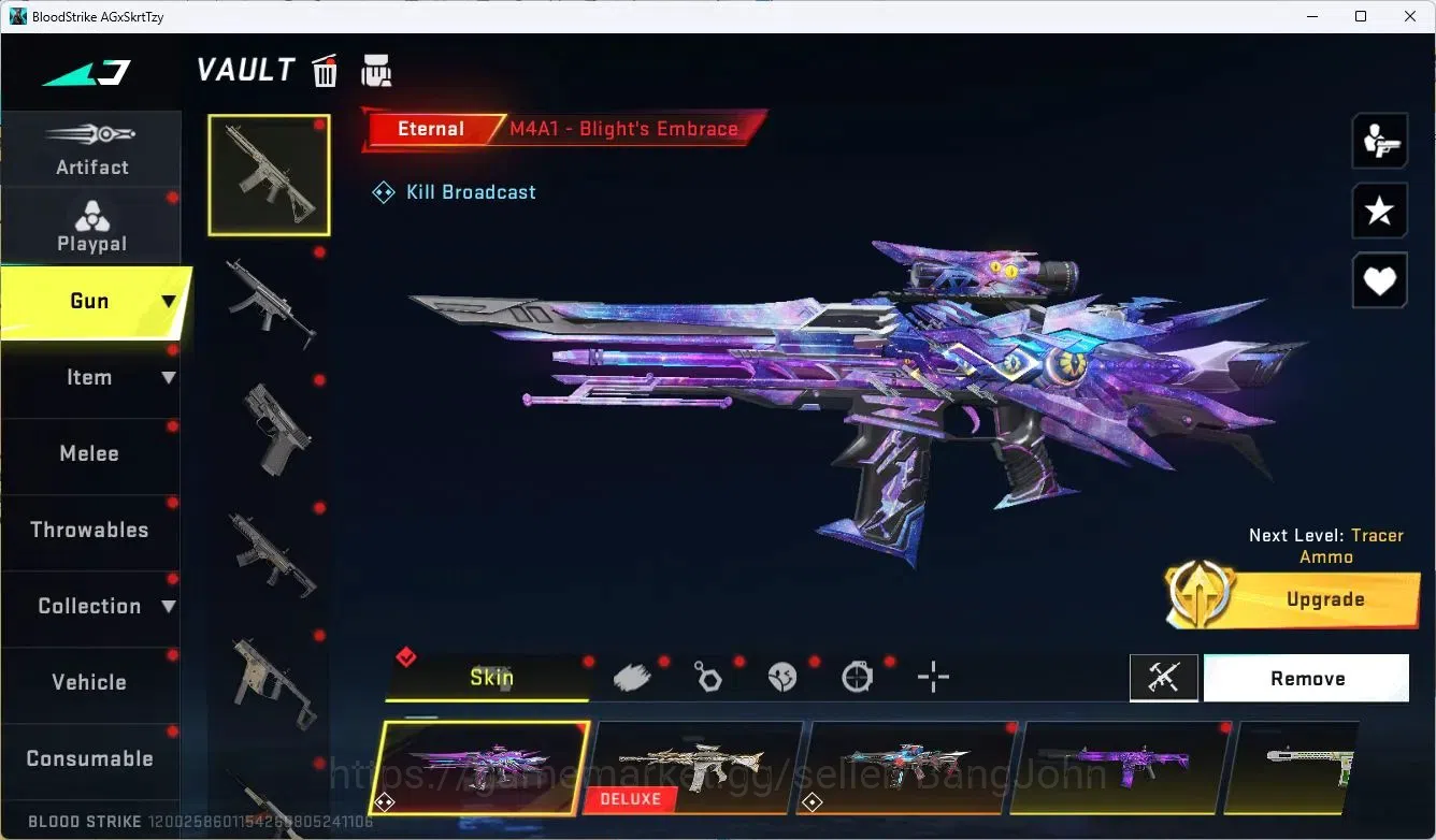 Blood Strike Accounts ASIA | 2 EVO: SCAR, FAL | 6 Eternal |8 Collab Gun image 2