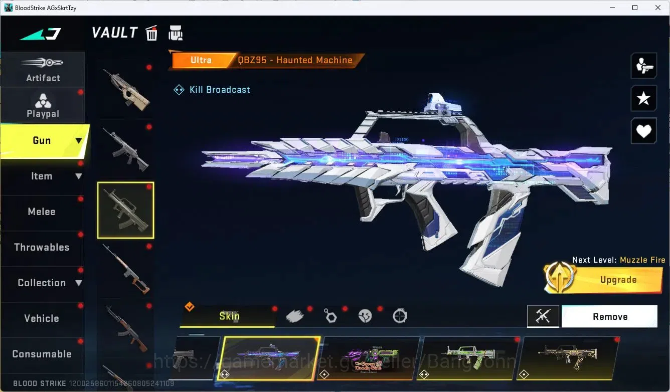 Blood Strike Accounts ASIA | 2 EVO: SCAR, FAL | 6 Eternal |8 Collab Gun image 20