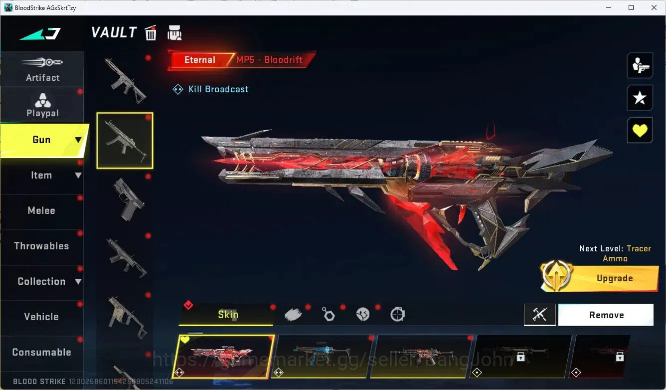 Blood Strike Accounts ASIA | 2 EVO: SCAR, FAL | 6 Eternal |8 Collab Gun image 3