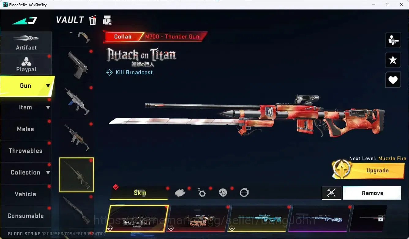 Blood Strike Accounts ASIA | 2 EVO: SCAR, FAL | 6 Eternal |8 Collab Gun image 8