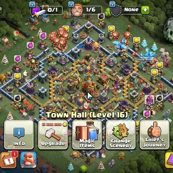 Clash of Clans Accounts High-End LV 126|TH 16|HH 10|LimitedSkins|BK 68,AQ 72,MP 50,GW 50 BM 28,BC 18|Protect OFF|Take