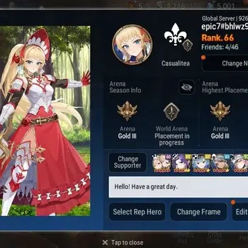Epic Seven Accounts Limited Hero Global Unverif|11ML(RnL,LC Bellona,Peira,Harsetti Etc.)+Aube,Rinak Etc.|PoH+MoR ON|CHECK