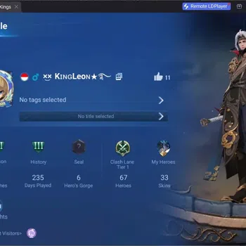 Honor of Kings Accounts Rare Skin Global | 67H 33S |Legend Yao|Legend Lam|Epic Nezha|AOT Heino|Event Exclusive Buterfly|9