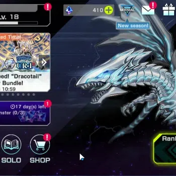 Yu-Gi-Oh! Master Duel Accounts Mid-Level Android|Lv 18|20 Decks|Dracotail,Radiant,Sky