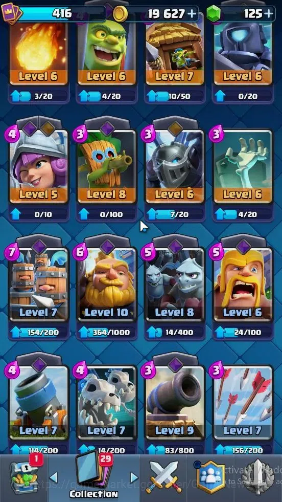 Clash Royale Accounts KTL 10|Trophy 3269|Card 53|Limited Skin|1 Hero 3 E image 7