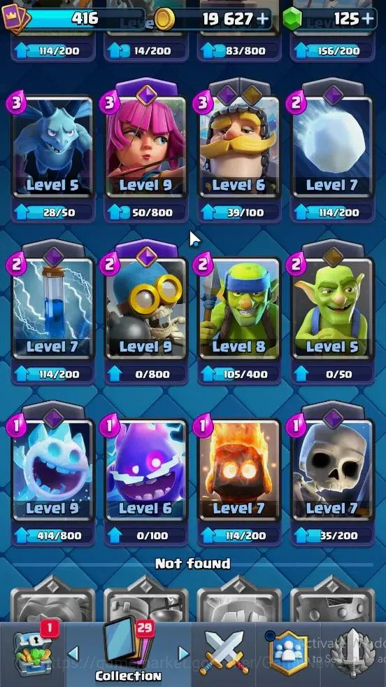 Clash Royale Accounts KTL 10|Trophy 3269|Card 53|Limited Skin|1 Hero 3 E image 8