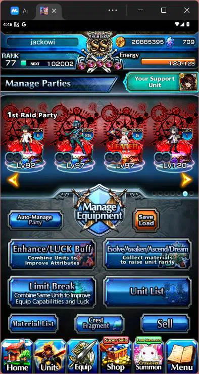 Grand Summoners Accounts Others GLOBAL|14 Ascend|Houka Inumata TW,Summer Miyu,Touma Kmijo TW,Chloe,Fabricator,Homura 6