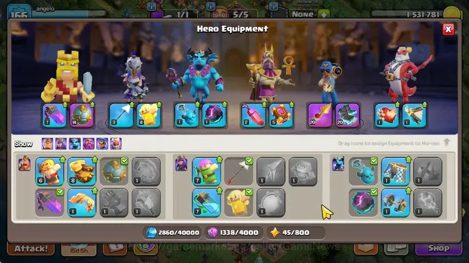 Clash of Clans Accounts TH 15-BH 8|LV 166|Limited Skin|HH 9|BK 70,AQ 73,GW image 10