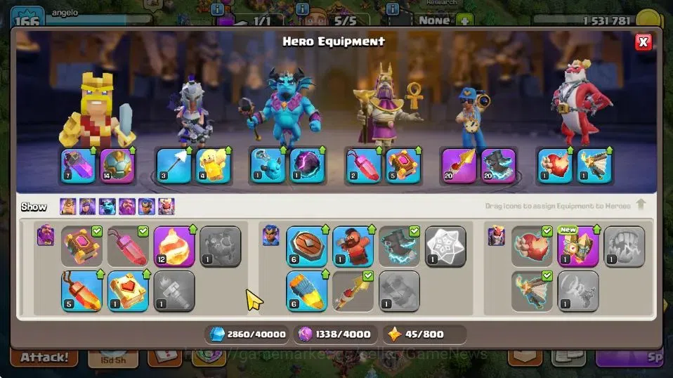 Clash of Clans Accounts TH 15-BH 8|LV 166|Limited Skin|HH 9|BK 70,AQ 73,GW image 11