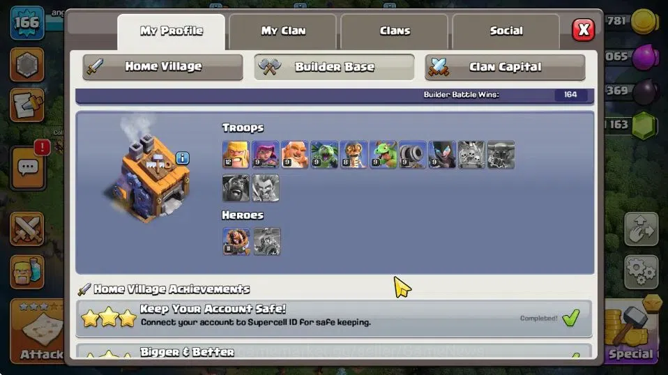 Clash of Clans Accounts TH 15-BH 8|LV 166|Limited Skin|HH 9|BK 70,AQ 73,GW image 5