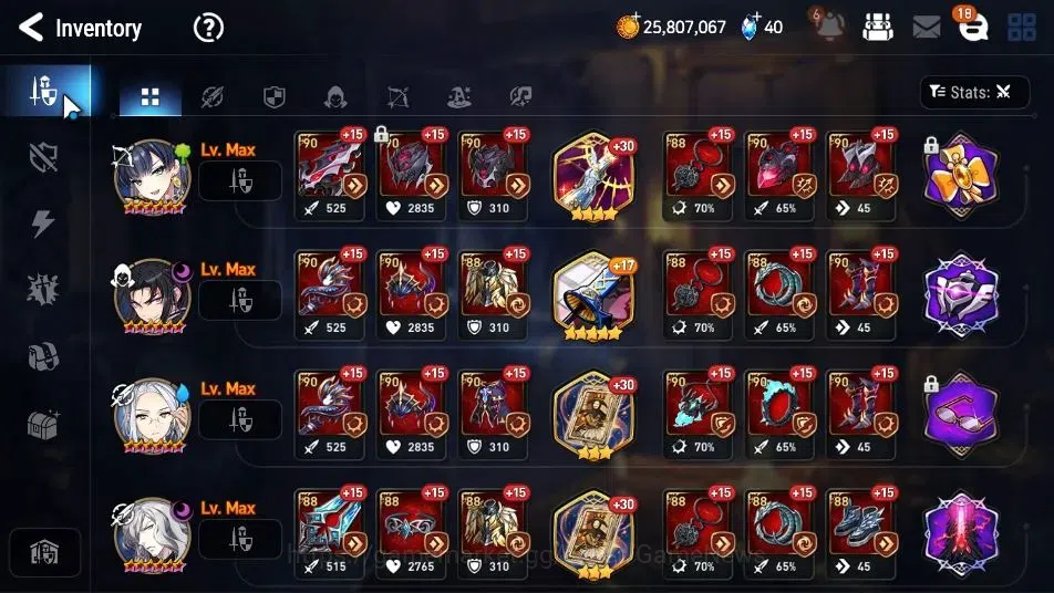 Epic Seven Accounts ASIA|24 ML[Monarch OTS Iseria,Salome,LOTScales,Bel image 16