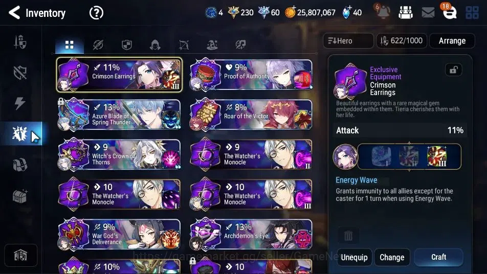 Epic Seven Accounts ASIA|24 ML[Monarch OTS Iseria,Salome,LOTScales,Bel image 19