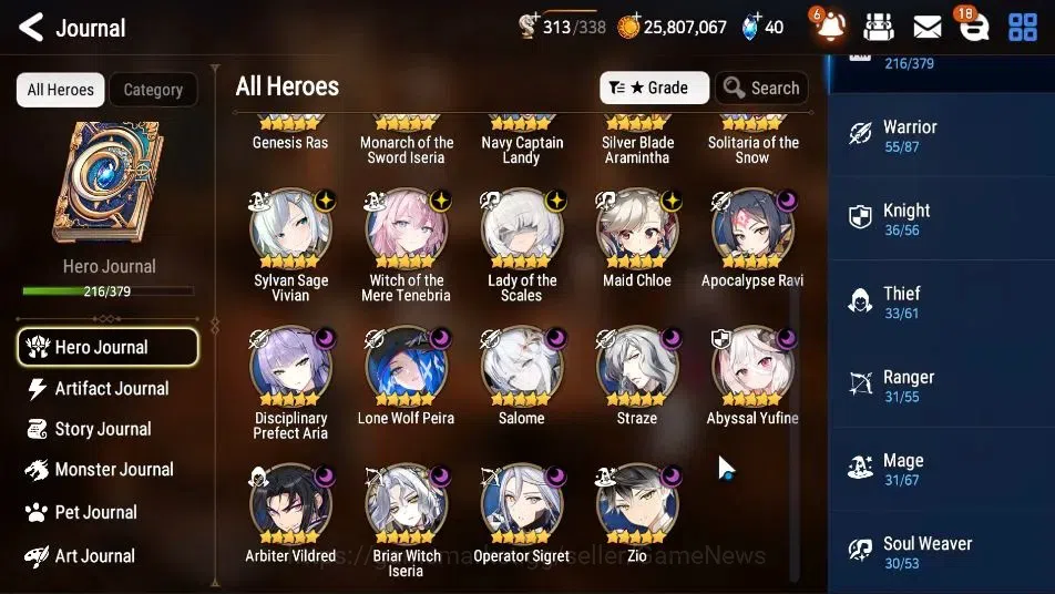 Epic Seven Accounts ASIA|24 ML[Monarch OTS Iseria,Salome,LOTScales,Bel image 7