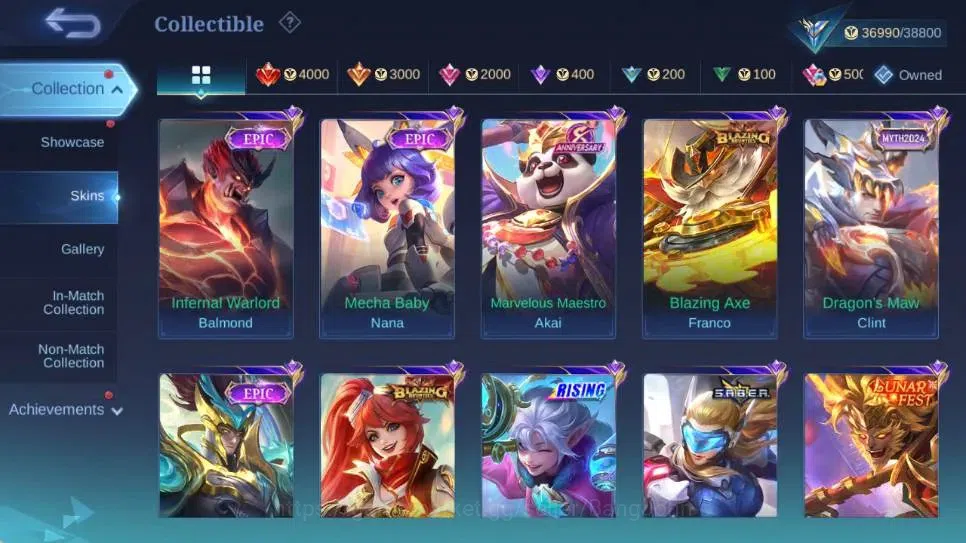 Mobile Legends: Bang Bang Accounts Global|Hero110|Skin168|Expert|Collector Natalia|Co image 10
