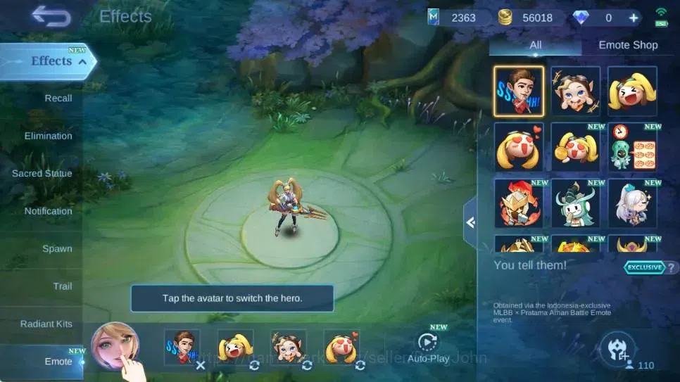 Mobile Legends: Bang Bang Accounts Global|Hero110|Skin168|Expert|Collector Natalia|Co image 2