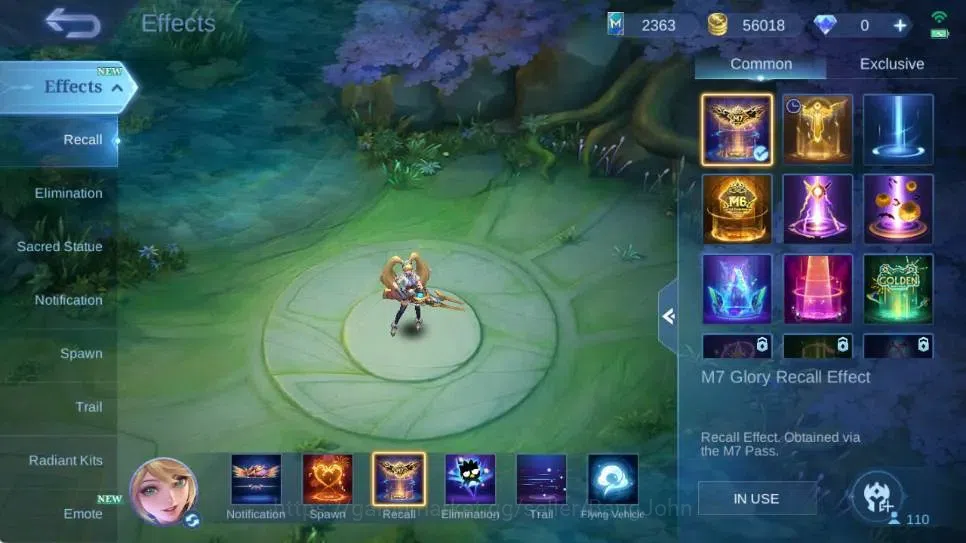Mobile Legends: Bang Bang Accounts Global|Hero110|Skin168|Expert|Collector Natalia|Co image 3